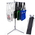 Bag Rack Stand, Tote Bag Display Stand for Vendors, Metal Rack for Market Booth, Craft Fairs, Trade Show, Retail Stores