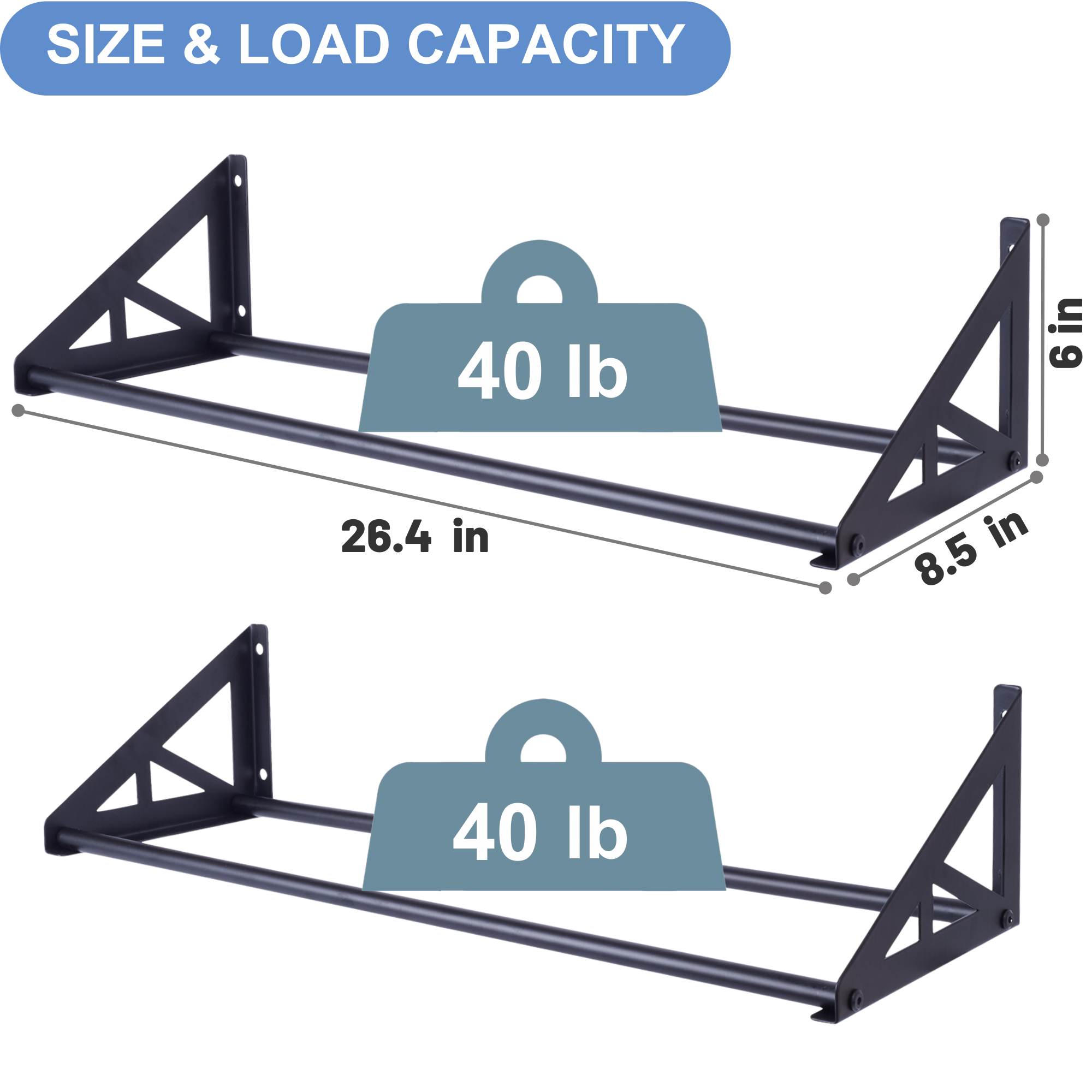 Disc Golf Rack Wall Mount, Disc Golf Storage, Disc Golf Wall Hanger,  Disc Golf Shelf for Wall, Disc Rack Storage, 2 Pcs Wall-Mounted Disc Golf Organizer for Home, Garage