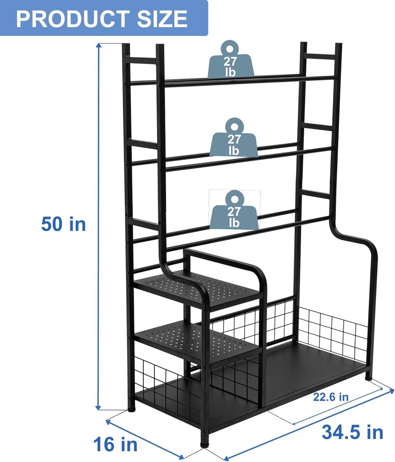 Disc Golf Storage Rack – Disc Golf Organizer with Bag Stand – Large Capacity Disc Golf Shelf, Holds 140+ Discs